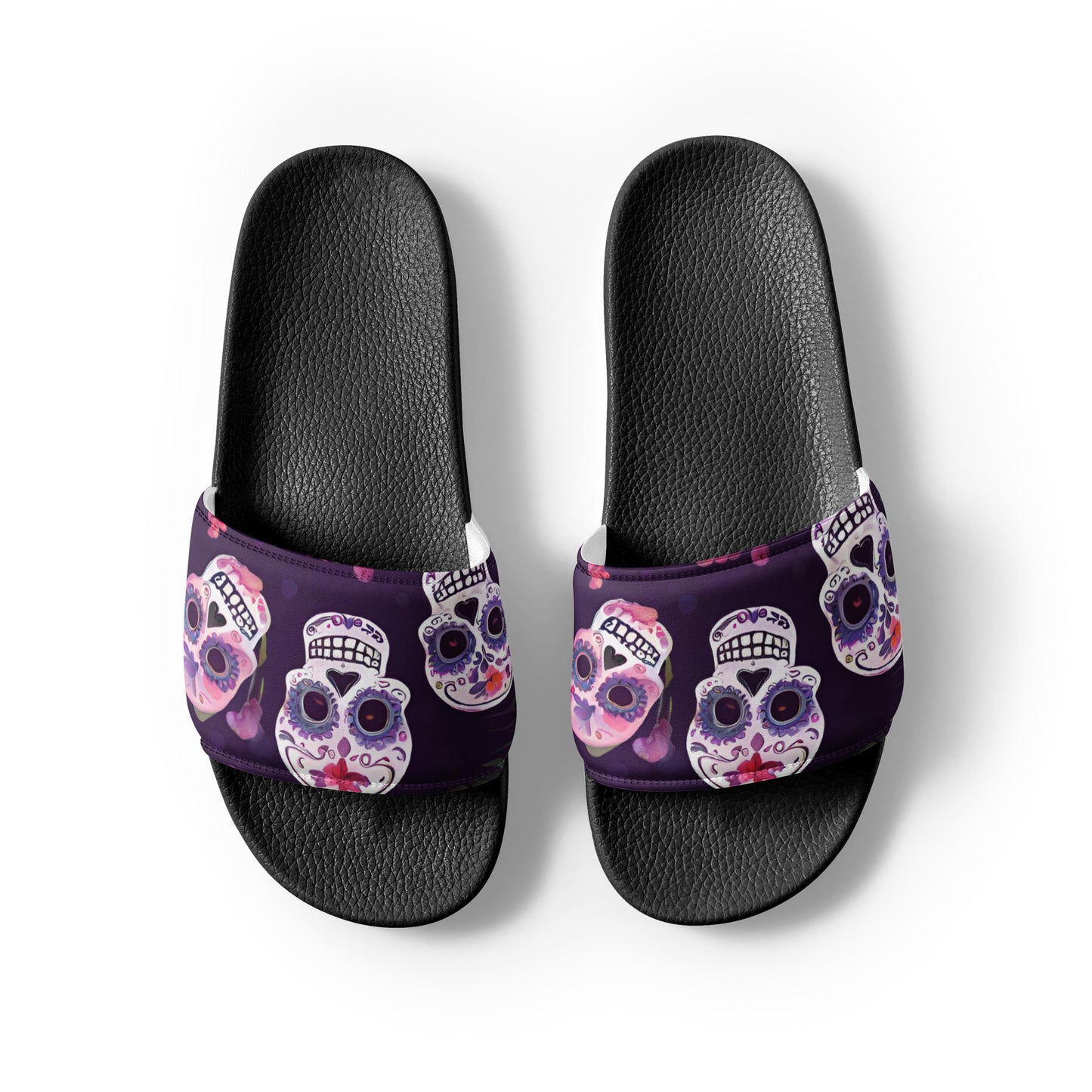 FOUR TROPICAL SKULLS WOMEN'S SLIDES