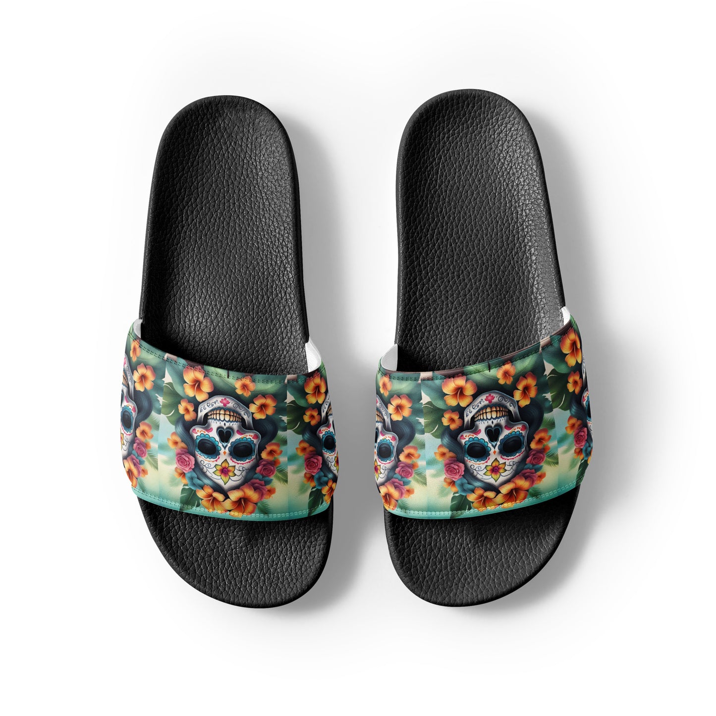 LADY SUGAR SKULL WOMEN'S SLIDES