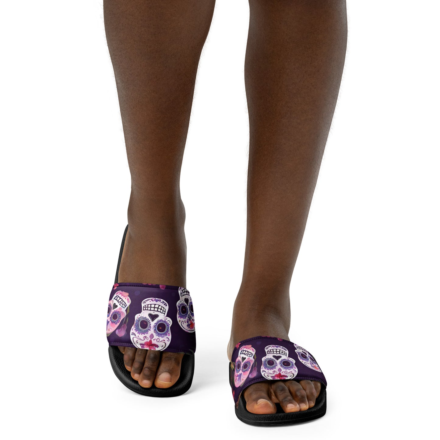 FOUR TROPICAL SKULLS WOMEN'S SLIDES