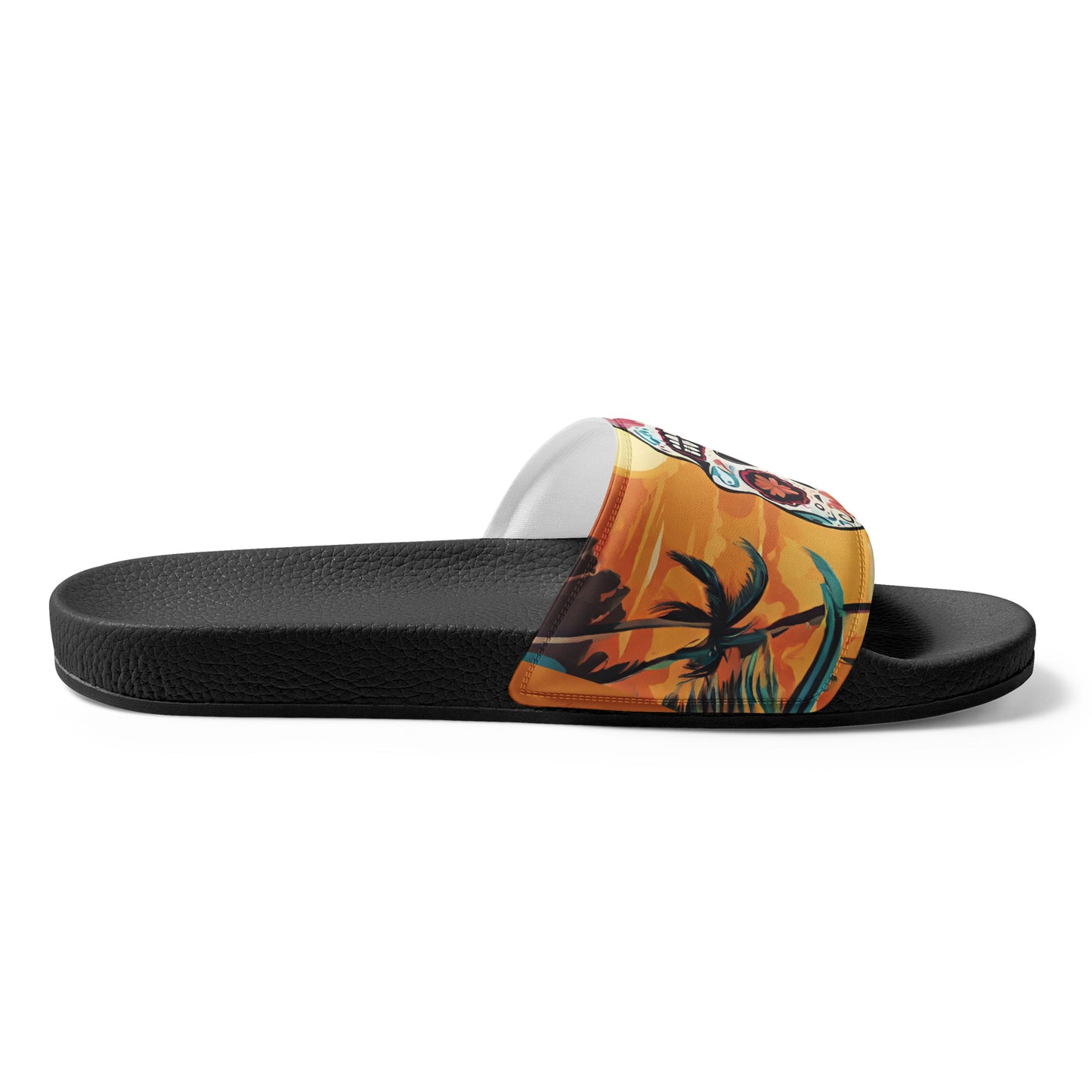 SUGAR SKULL SUNSET WOMEN'S SLIDES