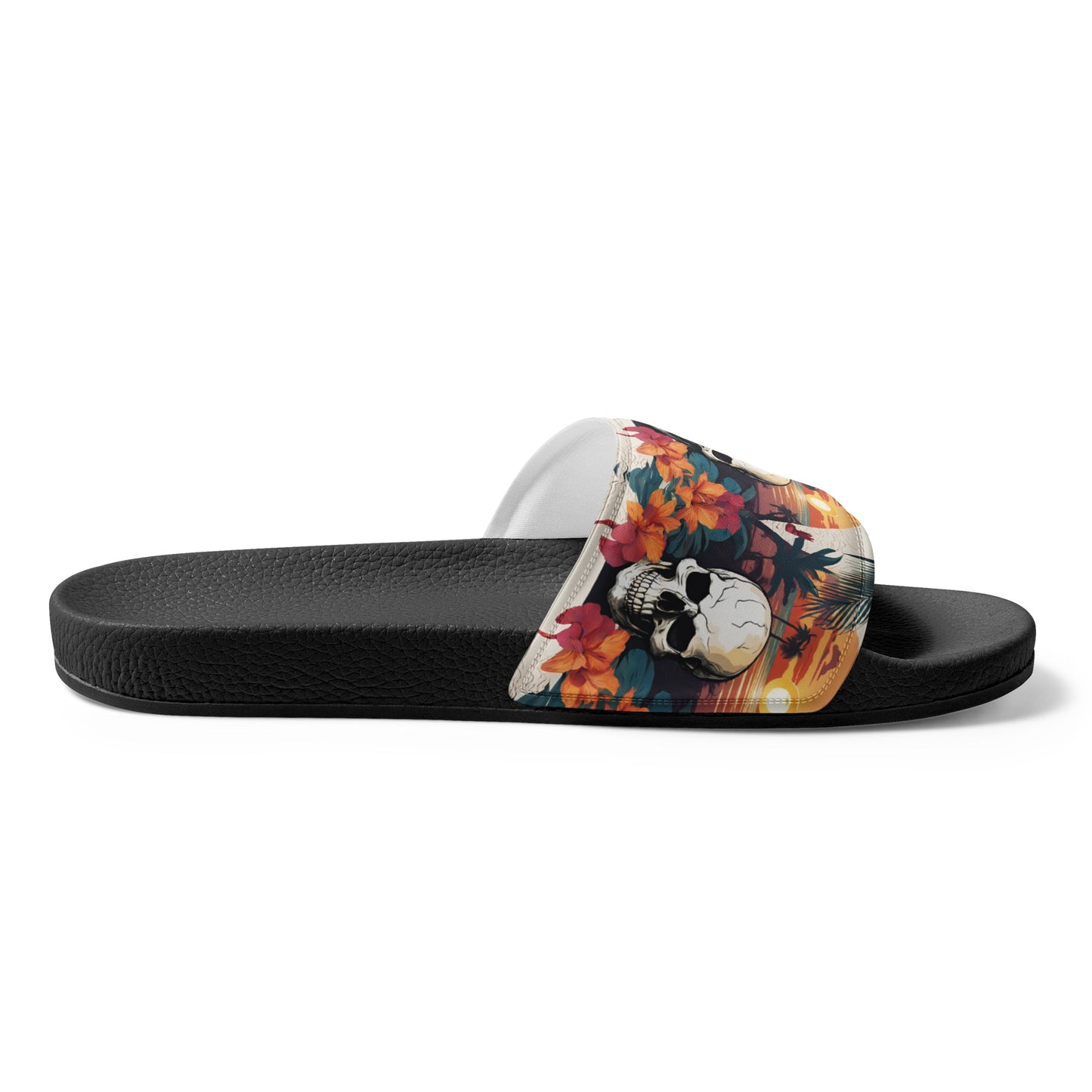 RETRO SKULL WOMEN'S SLIDES