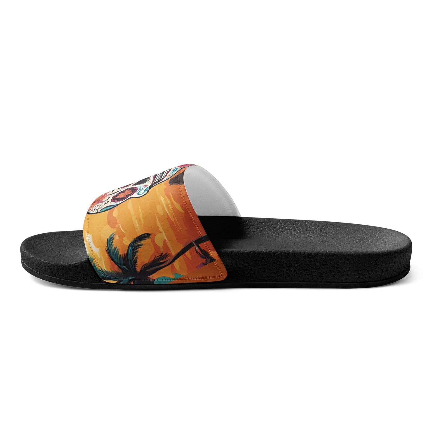 SUGAR SKULL SUNSET WOMEN'S SLIDES