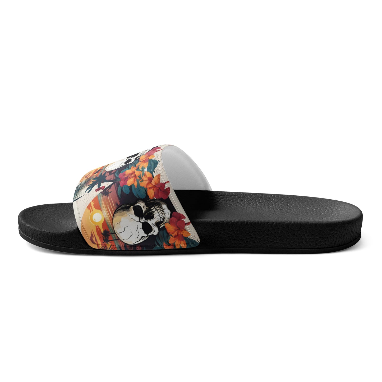 RETRO SKULL WOMEN'S SLIDES