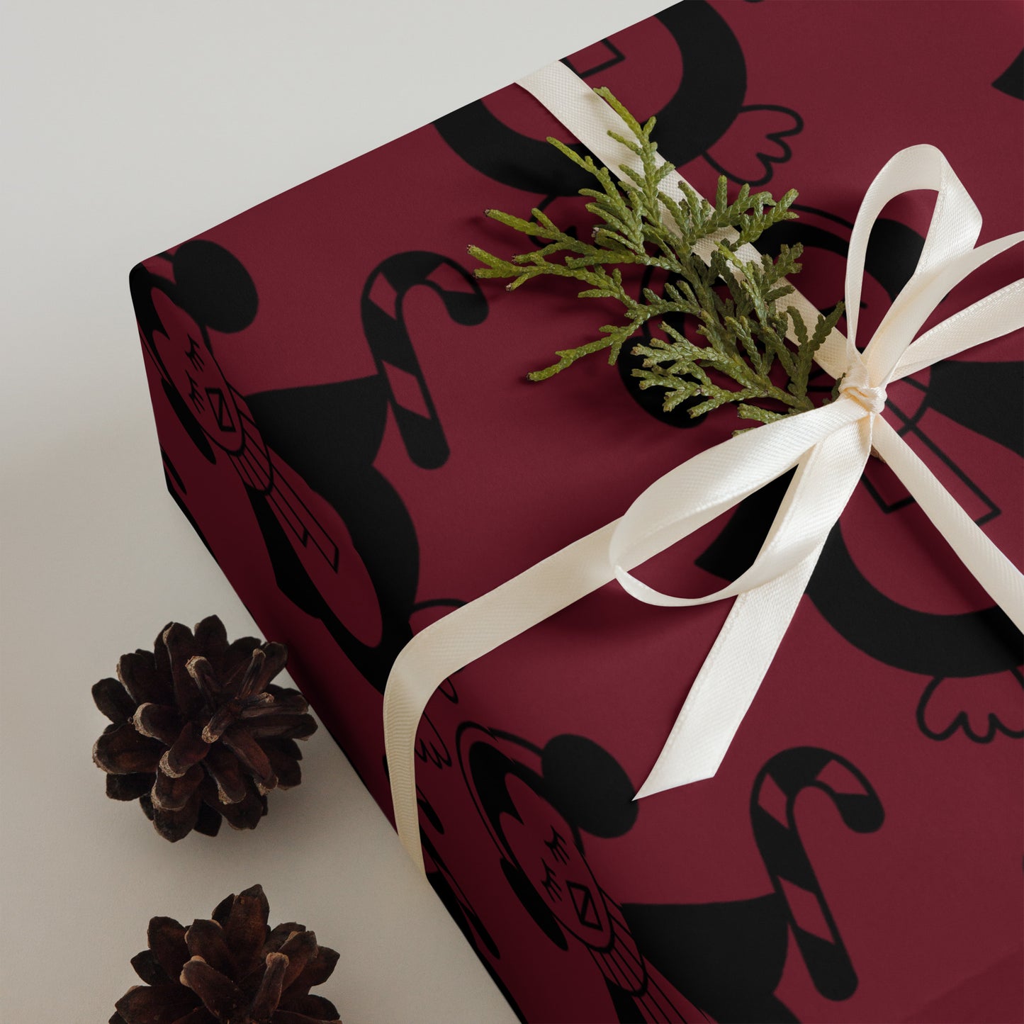 CHRISTMAS PENGUIN PREMIUM WRAPPING PAPER SHEETS