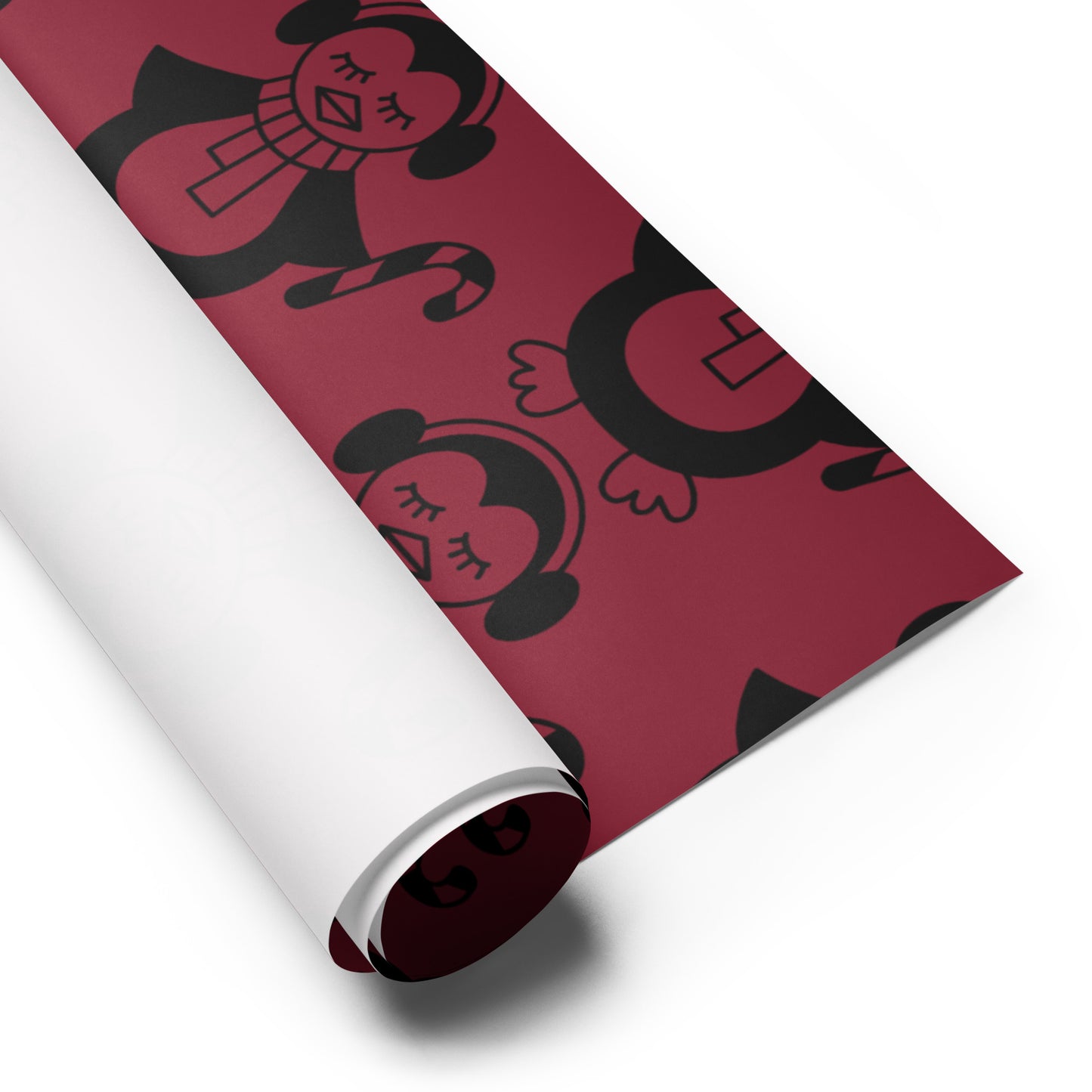 CHRISTMAS PENGUIN PREMIUM WRAPPING PAPER SHEETS